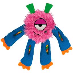 KONG Sneakerz Knots Bamse Til Hunden med Reb Pink/Blå Monster